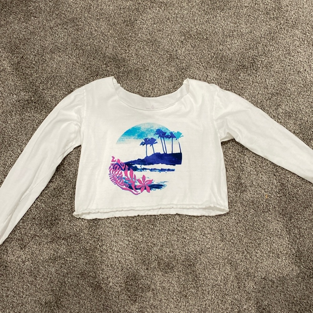 Longsleeve beach crop top